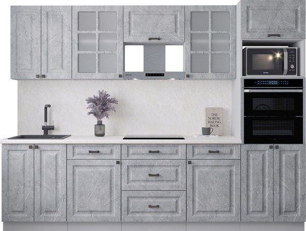 Кухонный гарнитур Интерлиния Мила Деко 2.8 - фото