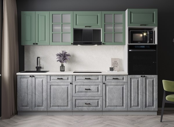 Кухонный гарнитур Интерлиния Мила Деко 2.8