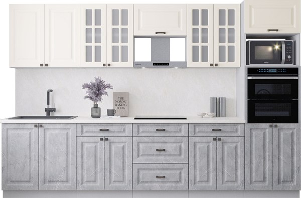 Кухонный гарнитур Интерлиния Мила Деко 3.2 - фото