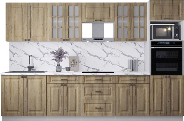 Кухонный гарнитур Интерлиния Мила Деко 3.2 - фото