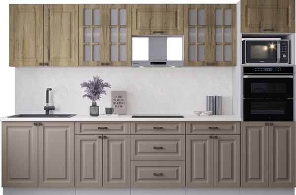 Кухонный гарнитур Интерлиния Мила Деко 3.2 - фото