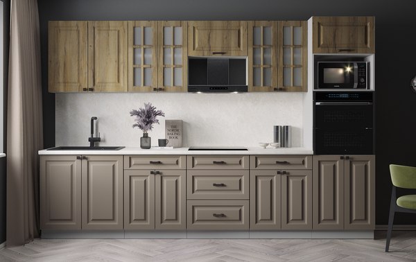 Кухонный гарнитур Интерлиния Мила Деко 3.2