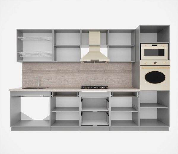 Кухонный гарнитур Интерлиния Мила Деко 3.2