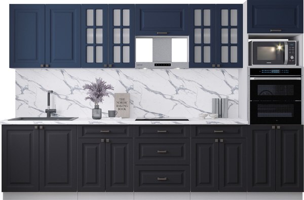 Кухонный гарнитур Интерлиния Мила Деко 3.2 - фото