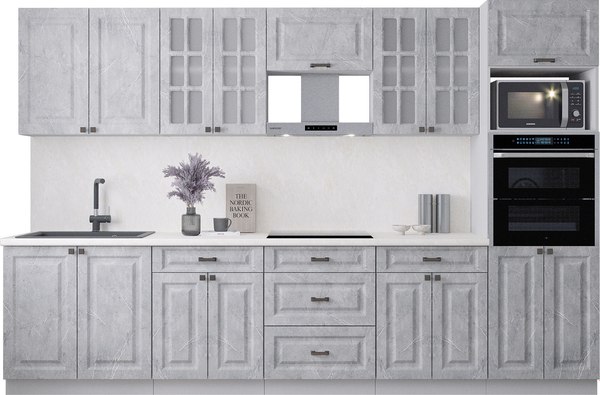 Кухонный гарнитур Интерлиния Мила Деко 3.2 - фото