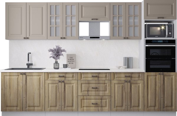 Кухонный гарнитур Интерлиния Мила Деко 3.2 - фото