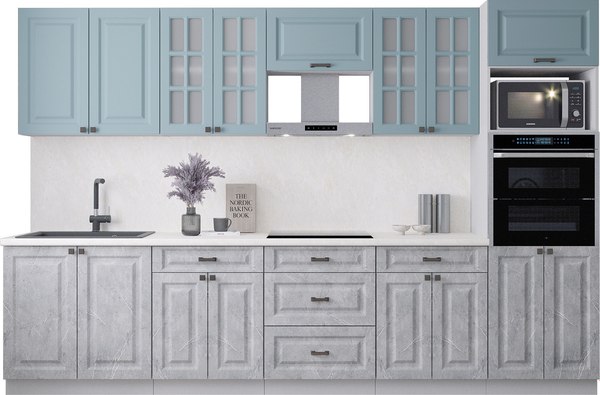 Кухонный гарнитур Интерлиния Мила Деко 3.2 - фото