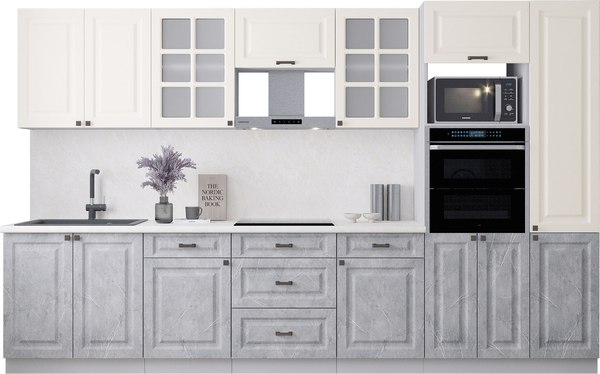 Кухонный гарнитур Интерлиния Мила Деко 3.4 - фото