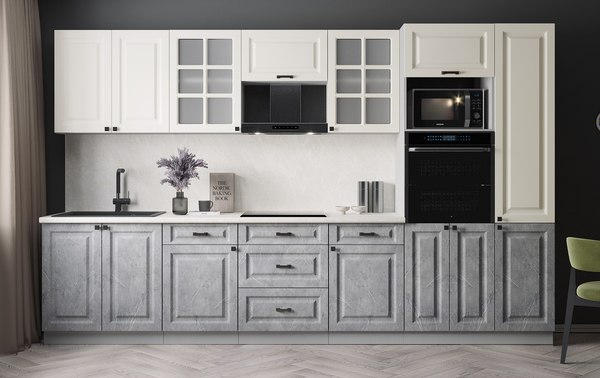 Кухонный гарнитур Интерлиния Мила Деко 3.4