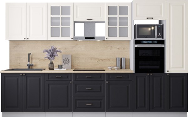 Кухонный гарнитур Интерлиния Мила Деко 3.4 - фото