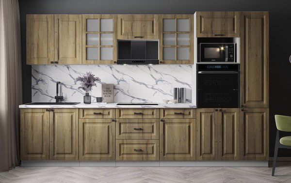 Кухонный гарнитур Интерлиния Мила Деко 3.4