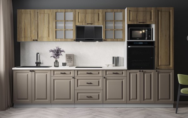 Кухонный гарнитур Интерлиния Мила Деко 3.4