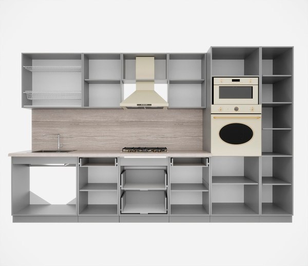 Кухонный гарнитур Интерлиния Мила Деко 3.4