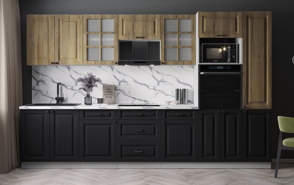 Кухонный гарнитур Интерлиния Мила Деко 3.4