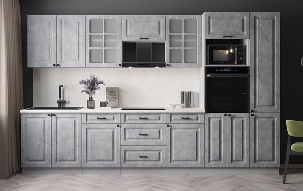 Кухонный гарнитур Интерлиния Мила Деко 3.4