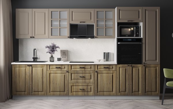 Кухонный гарнитур Интерлиния Мила Деко 3.4