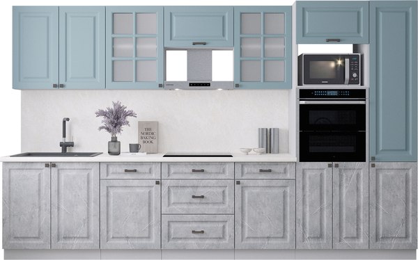 Кухонный гарнитур Интерлиния Мила Деко 3.4 - фото