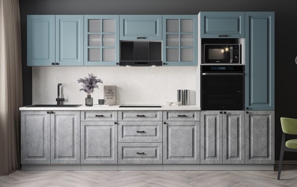 Кухонный гарнитур Интерлиния Мила Деко 3.4