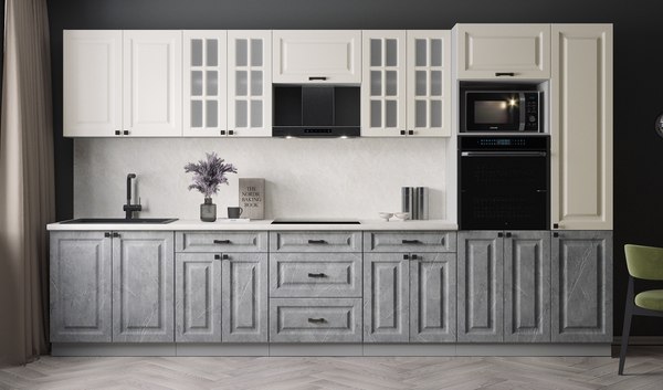 Кухонный гарнитур Интерлиния Мила Деко 3.6