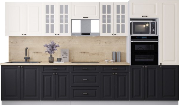 Кухонный гарнитур Интерлиния Мила Деко 3.6 - фото