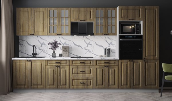 Кухонный гарнитур Интерлиния Мила Деко 3.6