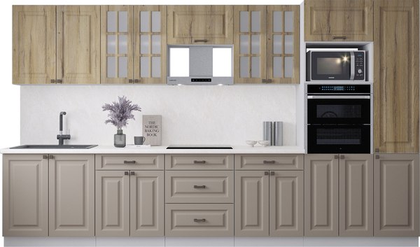 Кухонный гарнитур Интерлиния Мила Деко 3.6 - фото