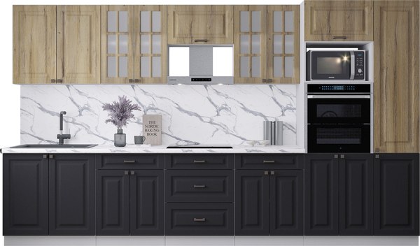 Кухонный гарнитур Интерлиния Мила Деко 3.6 - фото