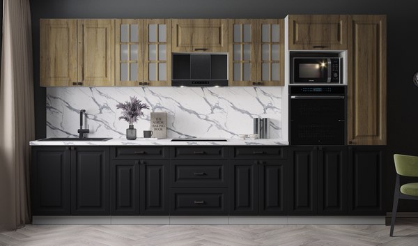 Кухонный гарнитур Интерлиния Мила Деко 3.6