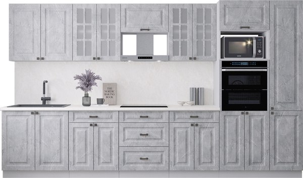 Кухонный гарнитур Интерлиния Мила Деко 3.6 - фото