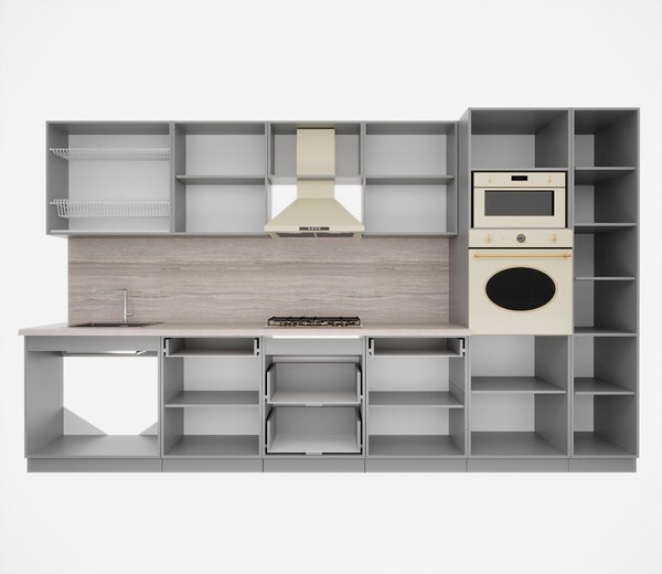 Кухонный гарнитур Интерлиния Мила Деко 3.6