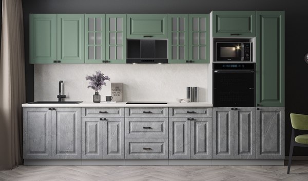 Кухонный гарнитур Интерлиния Мила Деко 3.6