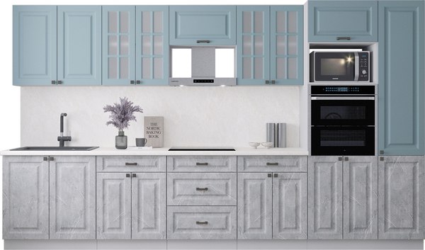 Кухонный гарнитур Интерлиния Мила Деко 3.6 - фото