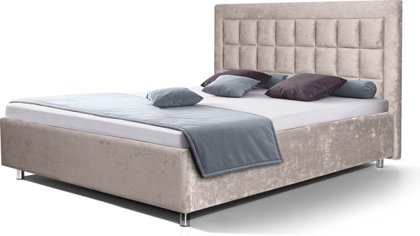 Двуспальная кровать ФорестДекоГрупп Стелла 3 140x200 с ПМ - фото