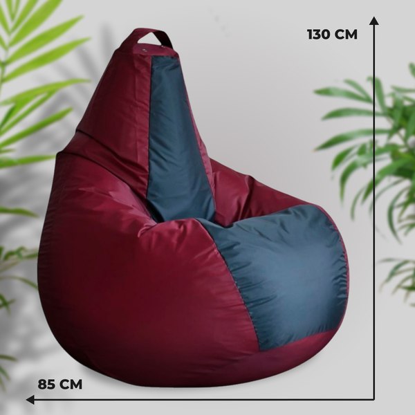 Бескаркасное кресло Mio Tesoro Груша Kombo XXL / GF-130x85-BG