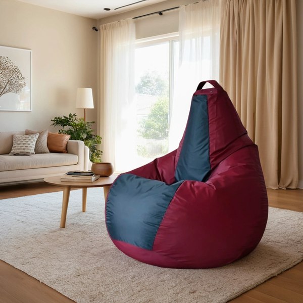 Бескаркасное кресло Mio Tesoro Груша Kombo XXL / GF-130x85-BG