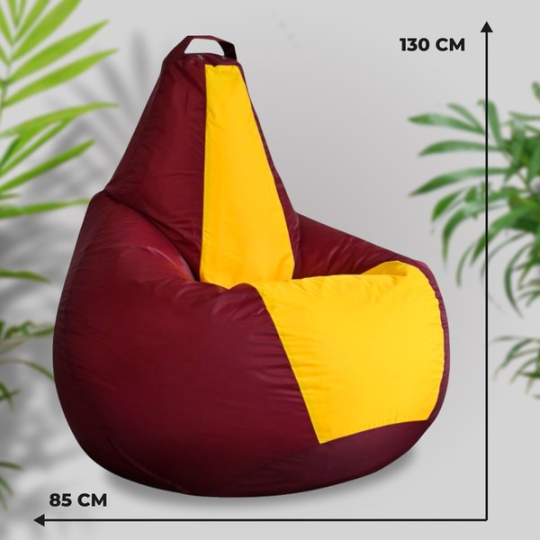 Бескаркасное кресло Mio Tesoro Груша Kombo XXL / GF-130x85-BZH