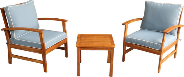 Комплект садовой мебели National Tree Company из акации / TP2062.0.3