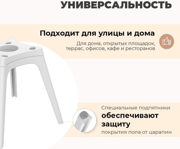 Стул пластиковый Sheffilton SHT-ST59/S195