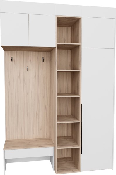 Секция в прихожую Рэйгрупп Рэй P257-B3-EBE В3 - фото