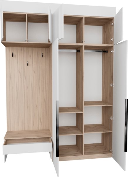 Секция в прихожую Рэйгрупп Рэй P257-B4-1-EB В4-1