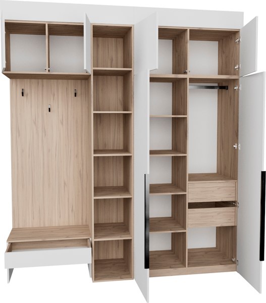 Секция в прихожую Рэйгрупп Рэй P257-B6-2-EBE В6-2