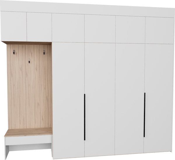 Секция в прихожую Рэйгрупп Рэй P257-B10-3-EB В10-3 - фото