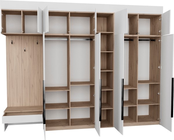 Секция в прихожую Рэйгрупп Рэй P257-B12-1-EBE В12-1