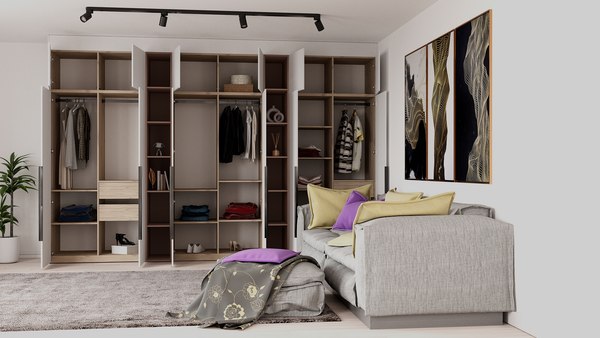 Шкаф Рэйгрупп Рэй S257-В18-2-EBL В18-2