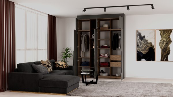 Шкаф Рэйгрупп Рэй S257-В7-2-WKL В7-2