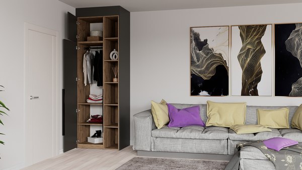 Шкаф Рэйгрупп Рэй S245-B1-WKW В1