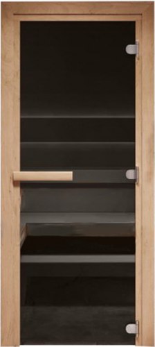 Стеклянная дверь для бани/сауны COOPER 70x180 - фото