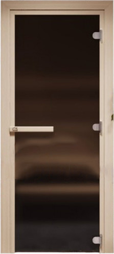 Стеклянная дверь для бани/сауны COOPER 70x200 - фото