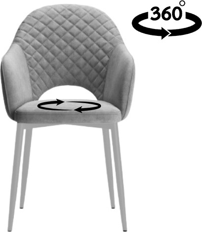 Стул Табурет Кристи поворотный