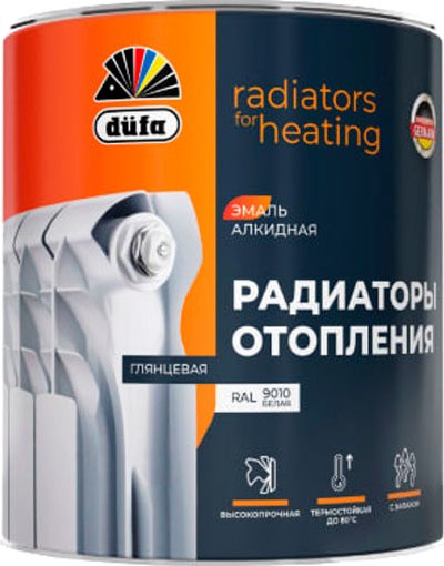 Эмаль Dufa Радиаторы отопления Алкидная База 1 - фото
